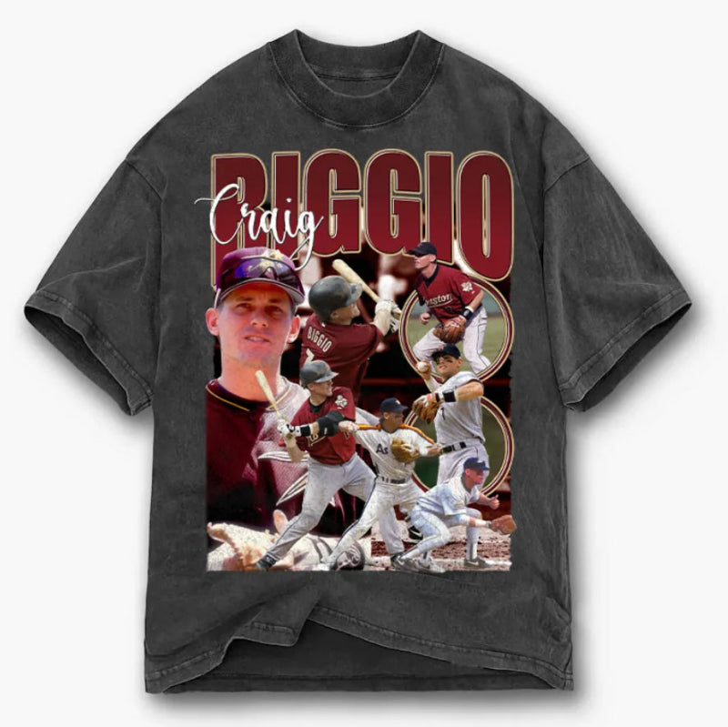Craig Biggio T-Shirt - VINTAGE HOUSTON